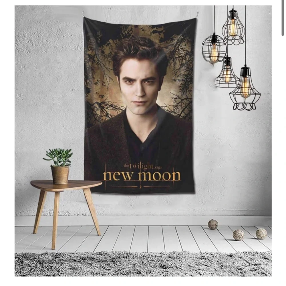 Edward Cullen Twilight New Moon Tapestry Wall Hanging Decor Tapestry 60*40inch